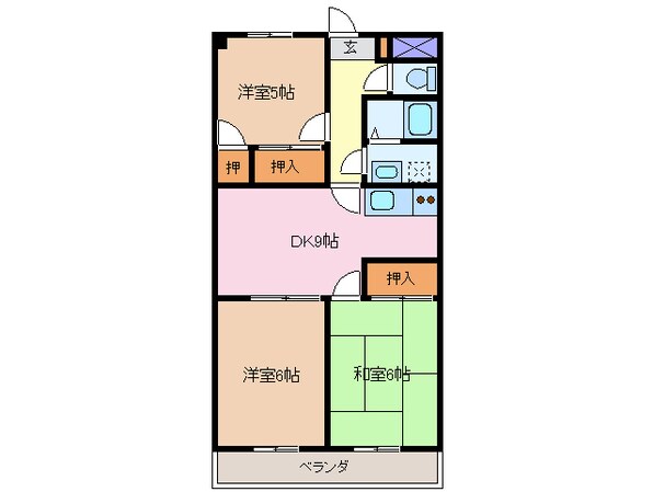 泊駅 徒歩7分 1階の物件間取画像